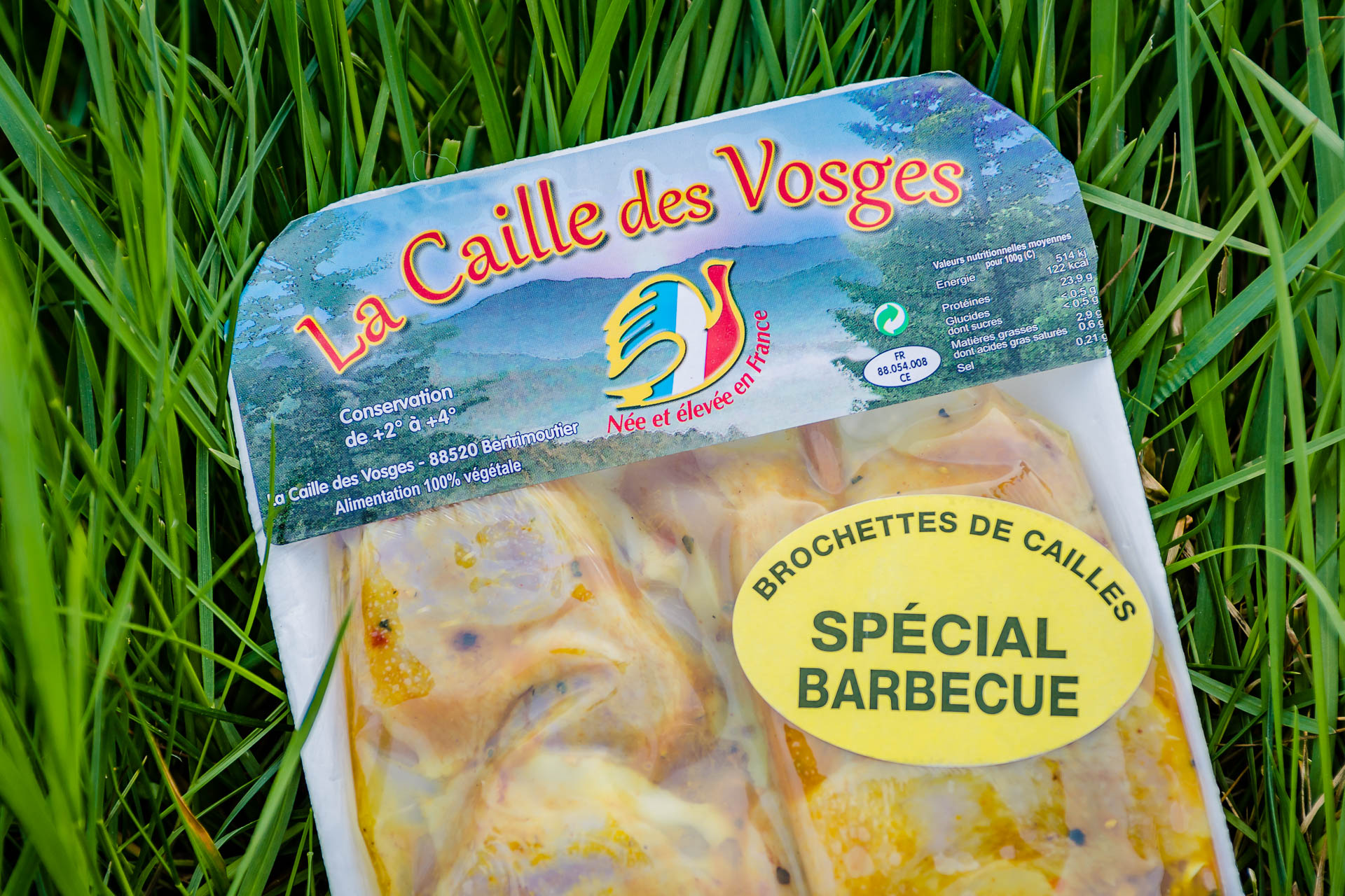 Brochettes de cailles